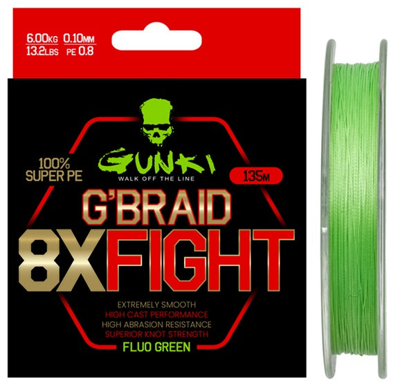 Fir Textil GUNKI G Braid 8X Fighting 135m