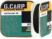 Fir Textil Golden Catch Hooklink G Carp Strong X6 Dark Green 20m