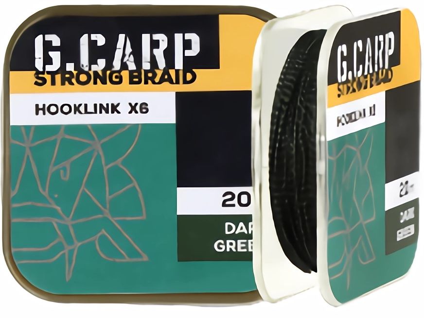 Fir Textil Golden Catch Hooklink G Carp Strong X6 Dark Green 20m