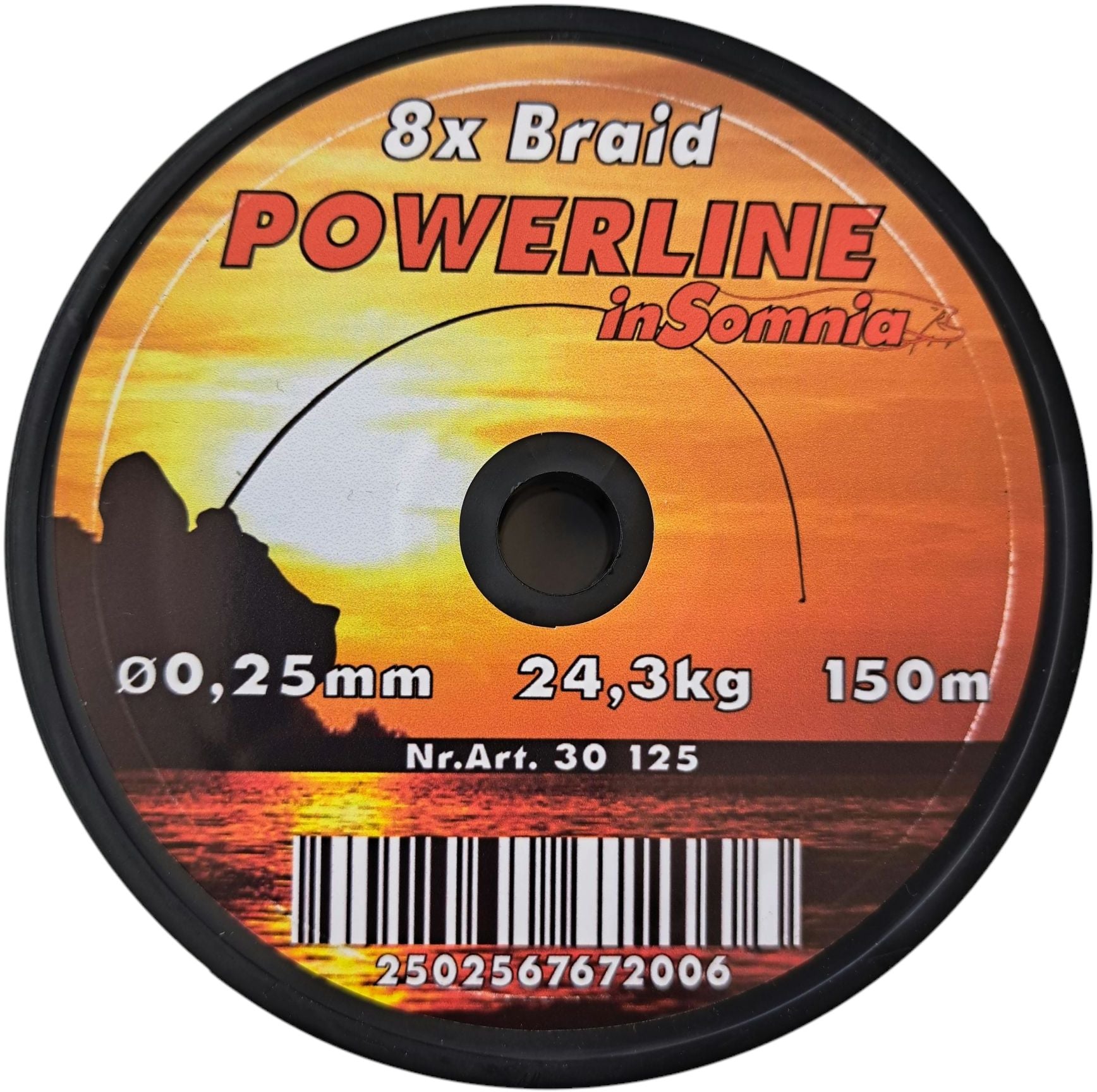 Fir Textil INSOMNIA Powerline, Orange, 0.35mm, 36.4kg, 150m