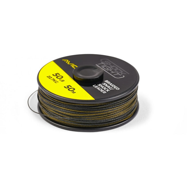 Fir Textil Inaintas Avid Carp Shock Tight Leader Material 50m 50Lb