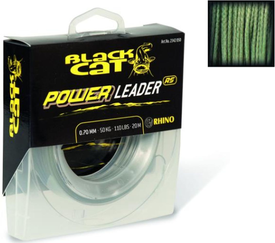 Fir Textil Inaintas Black Cat Power Leader 20m
