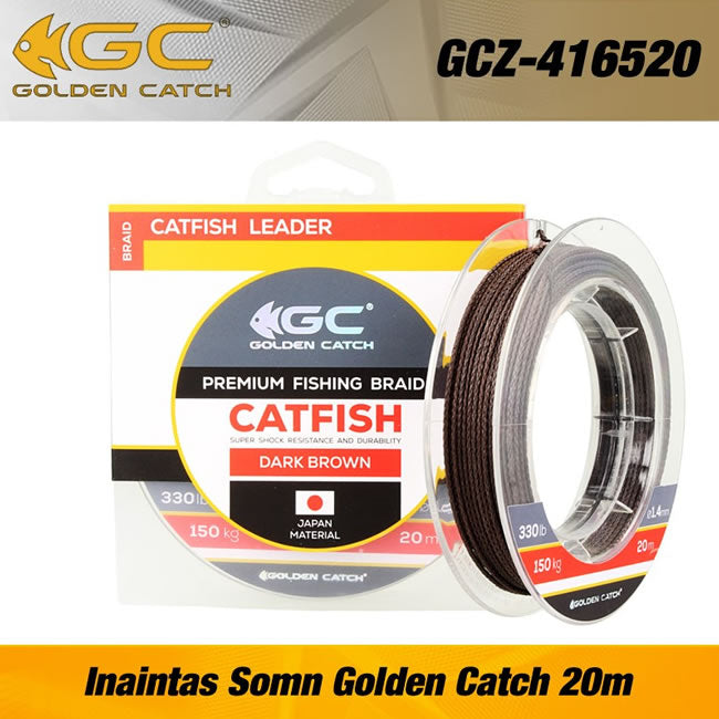 Fir Textil Inaintas Golden Catch Catfish Leader 20m