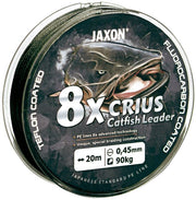 Fir Textil JAXON Crius PE X8 Catfish Leader Black 20m