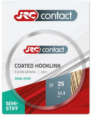 Fir Textil JRC Contact Coated Hooklink Semi Stiff Clear Gravel 22m