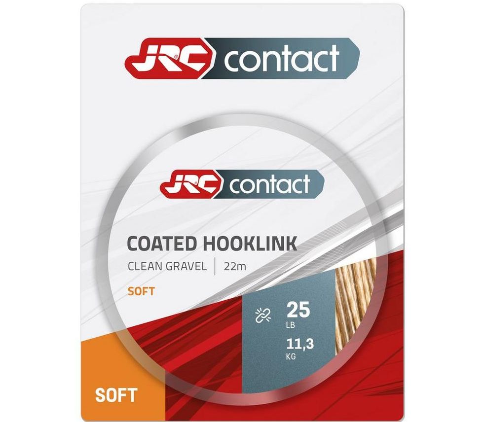 Fir Textil JRC Contact Coated Hooklink Soft, Deep Silt, 11.3kg, 25lb, 22m