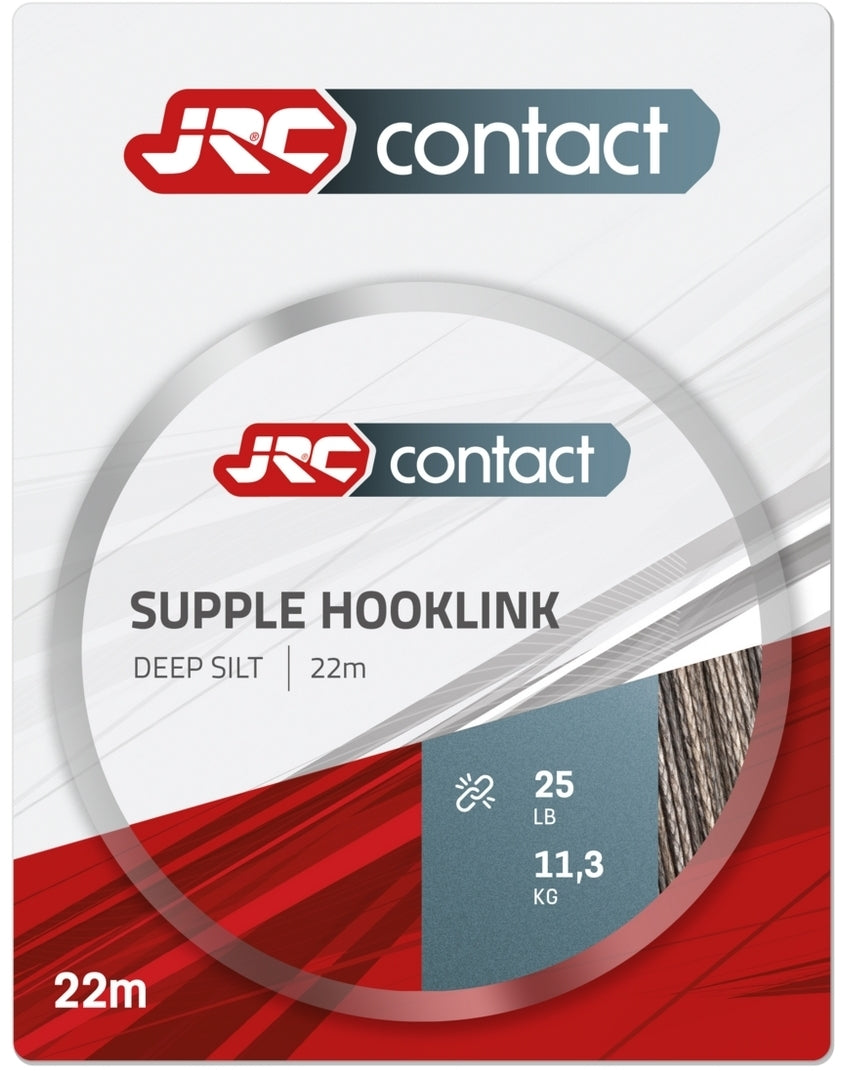 Fir Textil JRC Contact Supple Hooklink Deep Silt, 11.3kg,25lb, 22m