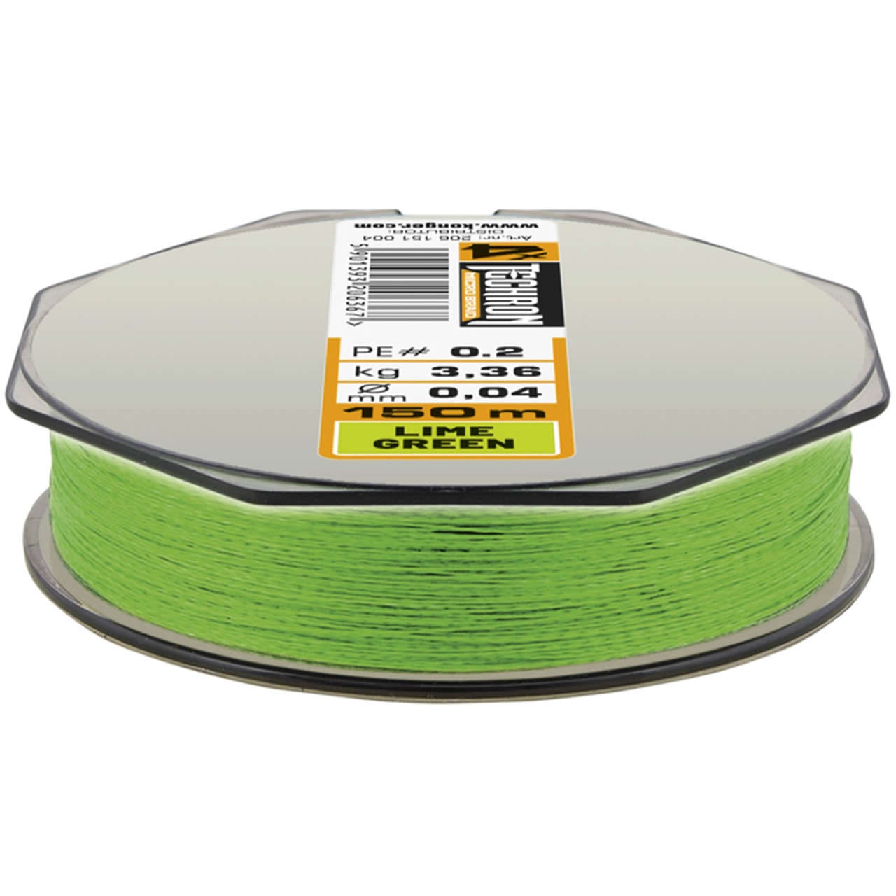 Fir Textil KAMATSU Techron Micro Braid X4 Lime Green 150m