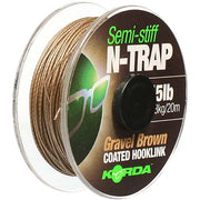 Fir Textil KORDA N-Trap Soft Coated Gravel Brown 20m