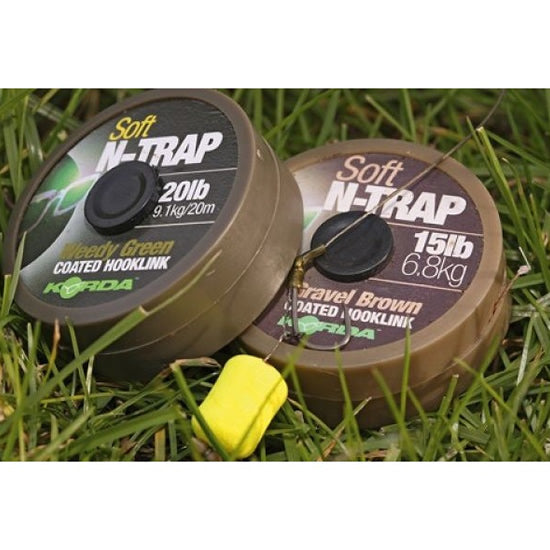 Fir Textil KORDA N-Trap Soft Coated Gravel Brown 20m