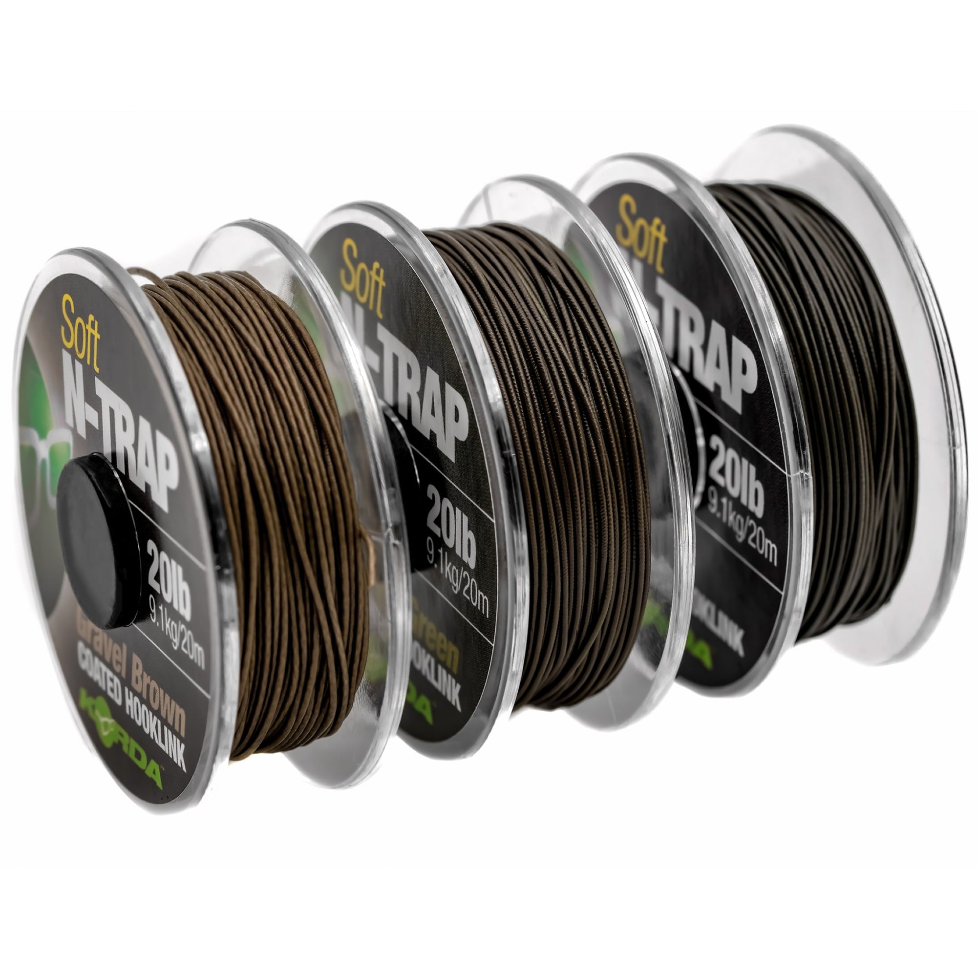 Fir Textil KORDA N-Trap Soft Coated, Silt, 20lbs, 20m