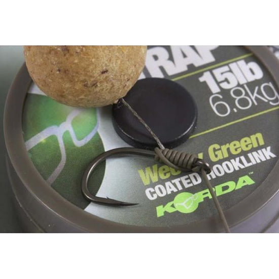 Fir Textil KORDA N-Trap Soft Coated, Weedy Green, 30lbs, 20m