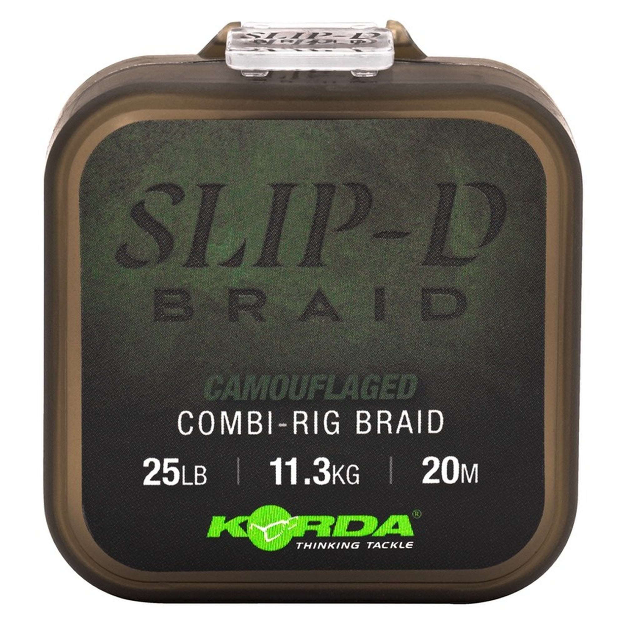 Fir Textil KORDA Slip-D Braid, 25lb, 20m