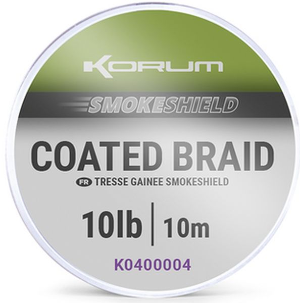 Fir Textil KORUM Smokeshield Coated Braid, 10lbs, 10m