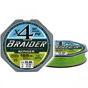 Fir Textil Konger Braider X4 Fluo Green 150m