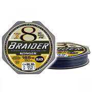 Fir Textil Konger Braider X8 Black 150m
