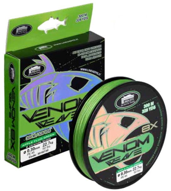 Fir Textil LINEAEFFE Venom Weave X8 Green, 3.4kg, 0.06mm, 150m