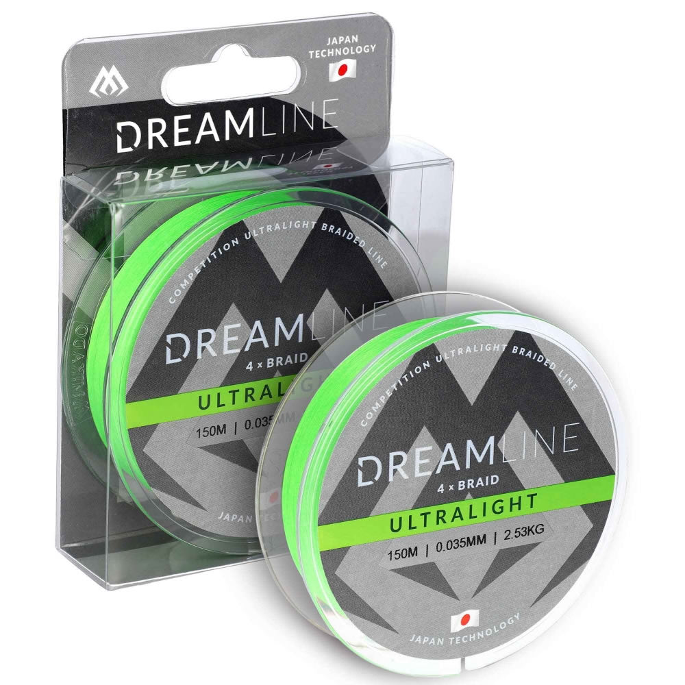 Fir Textil MIKADO Dreamline Ultralight 4X Fluo Green 150m