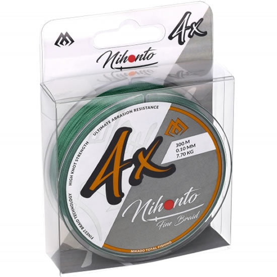 Fir Textil MIKADO Nihonto Fine Braid, Green, 0.50mm, 41.8kg, 300m