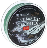 Fir Textil Mikado Nihonto Fine Braid, Green, 0.10mm, 7.7kg, 15m