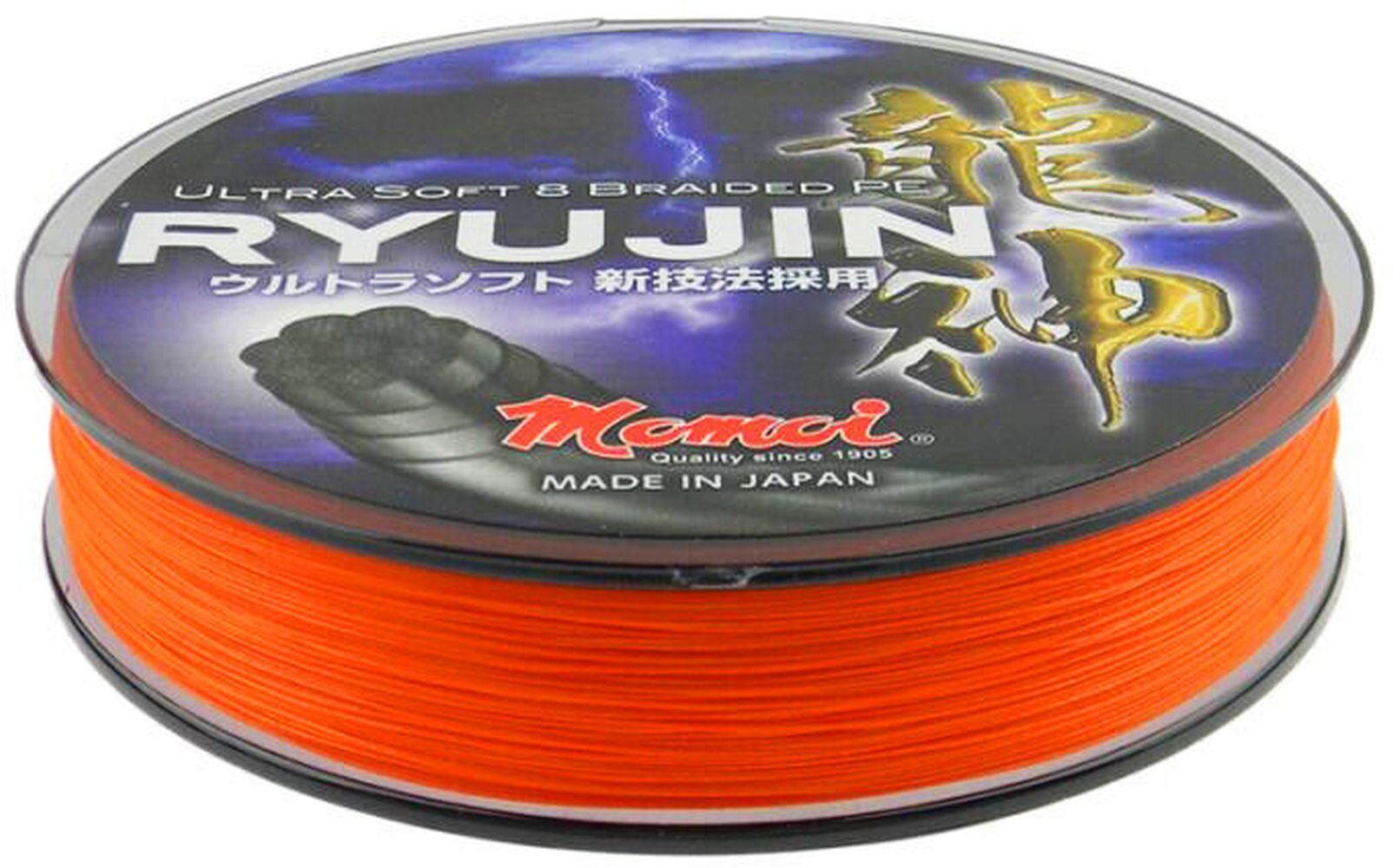 Fir Textil Momoi Ryujin PE Braided, Orange, 16kg, 0.20mm, 130m
