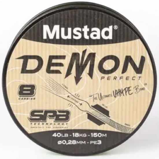 Fir Textil Mustad Demon Perfect Braid 8 Chartreuse 150m