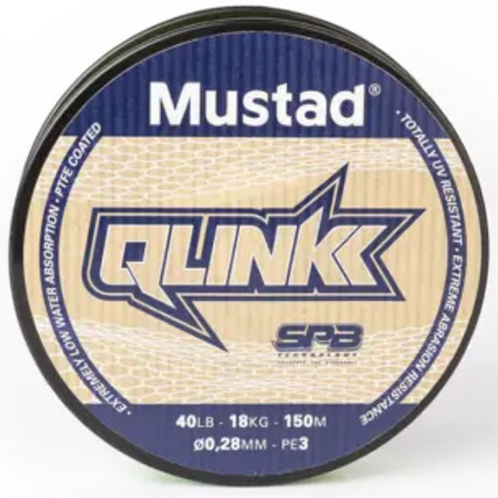 Fir Textil Mustad Qlink Braid Charteuse 150m
