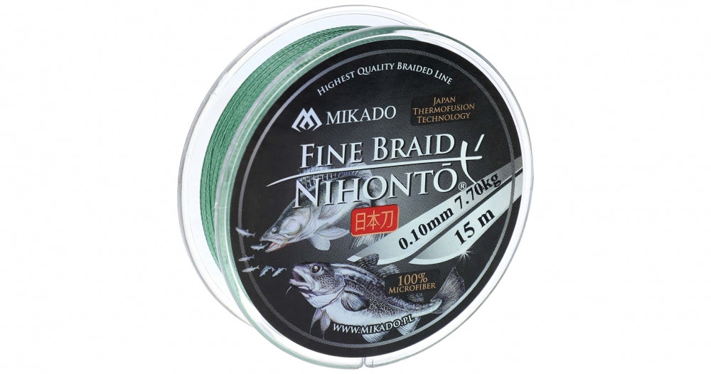 Fir Textil Nihonto Fine Braid 15M 0.18Mm/14.4Kg/15M-Green
