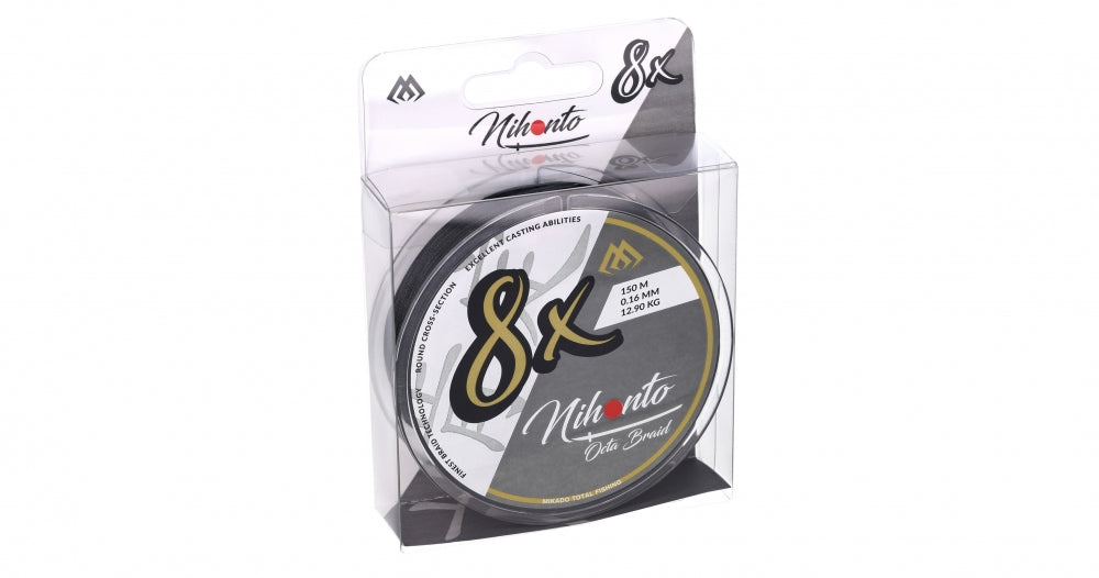 Fir Textil Nihonto Octa Braid - 0.20Mm/18.1Kg/10M - Black