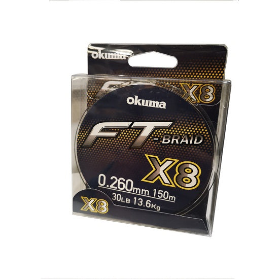 Fir Textil Okuma FT Braid X8 Green 150m 0.41mm 29.80kg