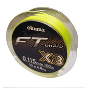 Fir Textil Okuma FT Braid X8 Yellow 100m