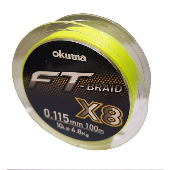 Fir Textil Okuma FT Braid X8 Yellow 100m