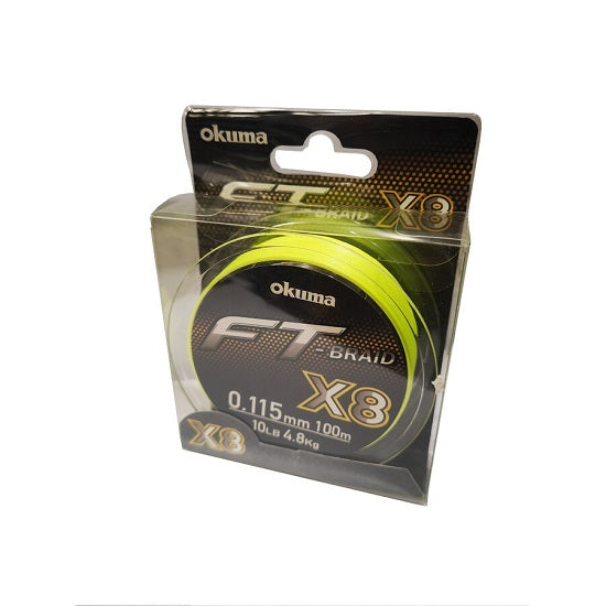 Fir Textil Okuma FT Braid X8 Yellow 100m