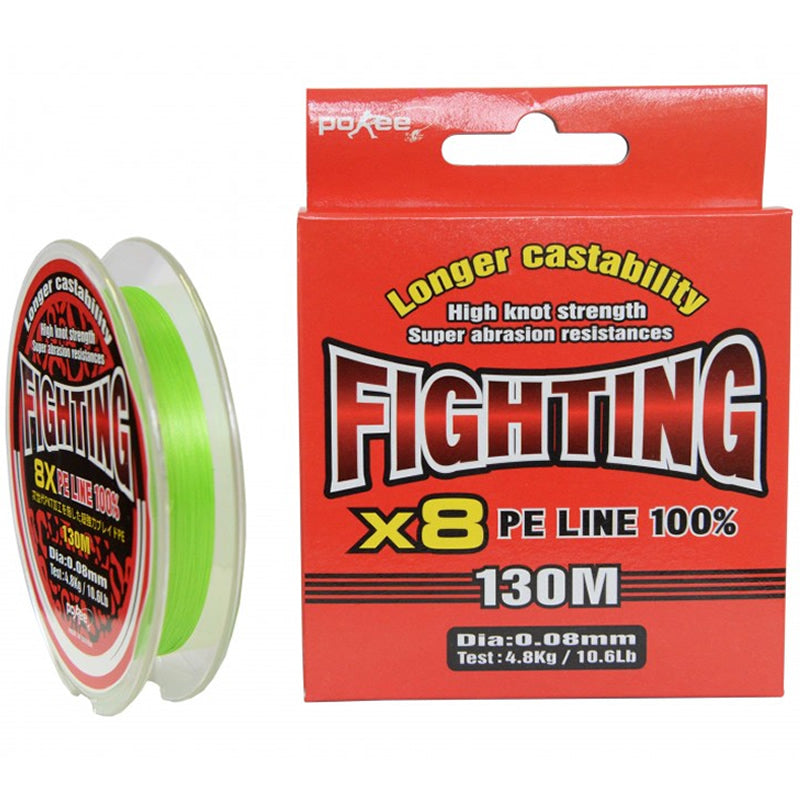 Fir Textil Pokee Fighting X 8 Lime Green 130m