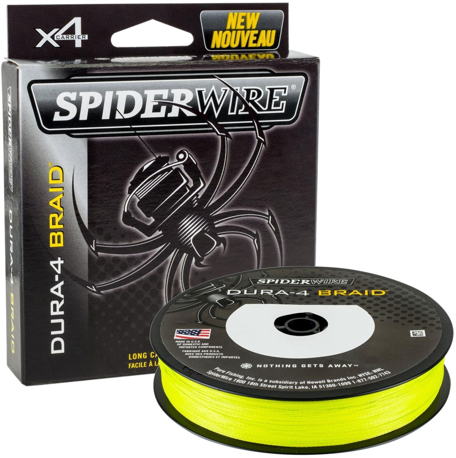 Fir Textil SPIDERWIRE Dura 4X Yellow 150m