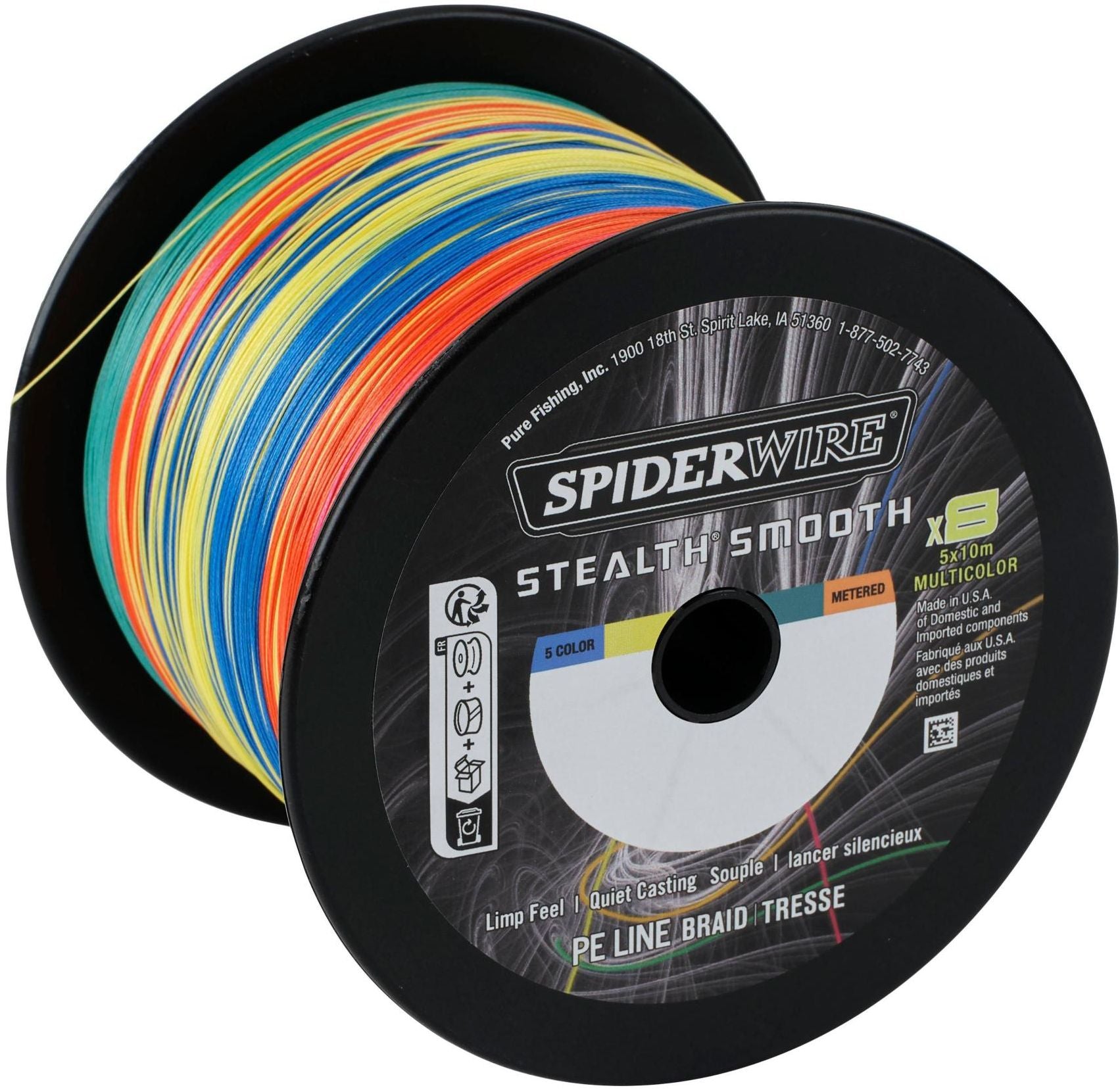 Fir Textil SPIDERWIRE Smooth X8 Multicolor 2000m