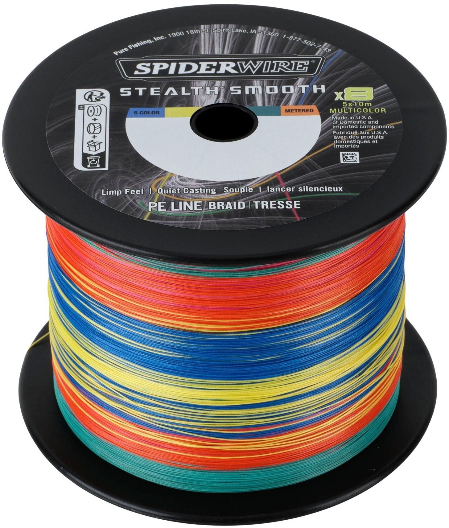 Fir Textil SPIDERWIRE Smooth X8 Multicolor 2000m