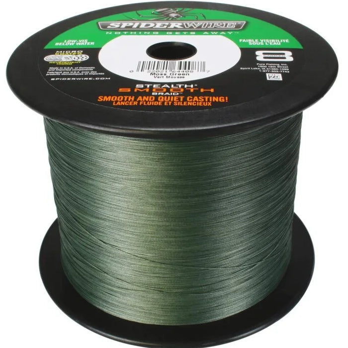 Fir Textil SPIDERWIRE Stealth Smooth 8 Moss Green 1800m