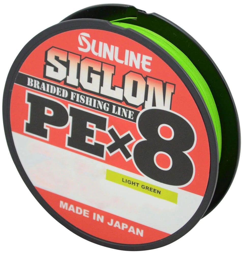 Fir Textil SUNLINE Siglon PE X8, Light Green, 0.296mm, 22kg, 150m