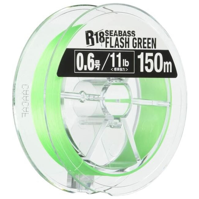 Fir Textil Seaguar R18 Seabass Flash Green 150m