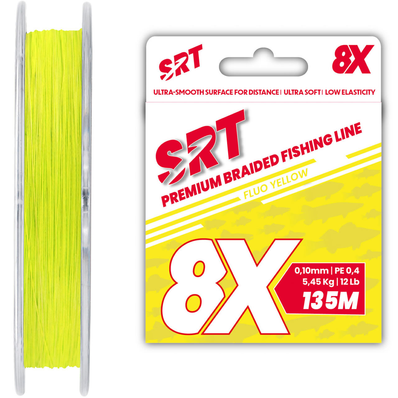 Fir Textil Sert Srt 8X Fluo Yellow 135m