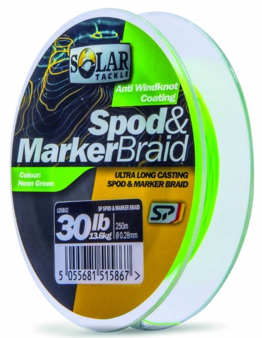 Fir Textil Solar SP Spod And Marker Braid, 20lbs, 0.19mm, 250m