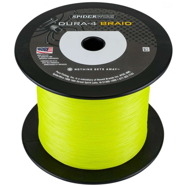Fir Textil Spiderwire Dura 4 Galben 1800m, 0.10mm, 9.1kg