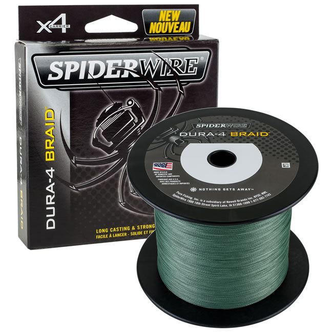 Fir Textil Spiderwire Dura 4 Verde 1800m, 0.17mm, 15kg