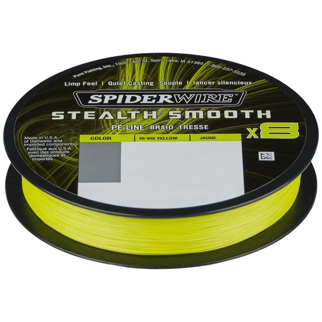 Fir Textil Spiderwire Stealth Smooth 8 Galben 300m, 0.29mm, 26.4kg