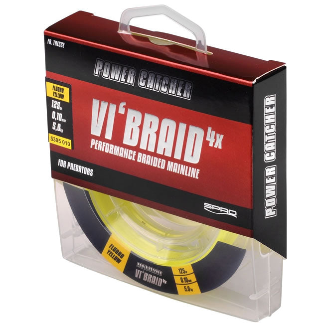 Fir Textil Spro PowerCatcher Vi'Braid Yellow 125m
