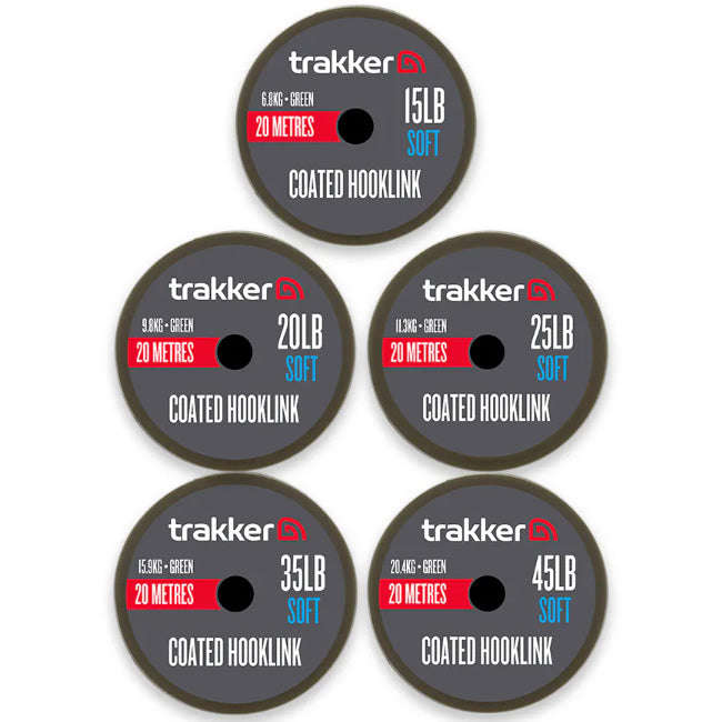 Fir Textil Trakker Soft Coated Hooklink, 11.3kg/25lb, 20m