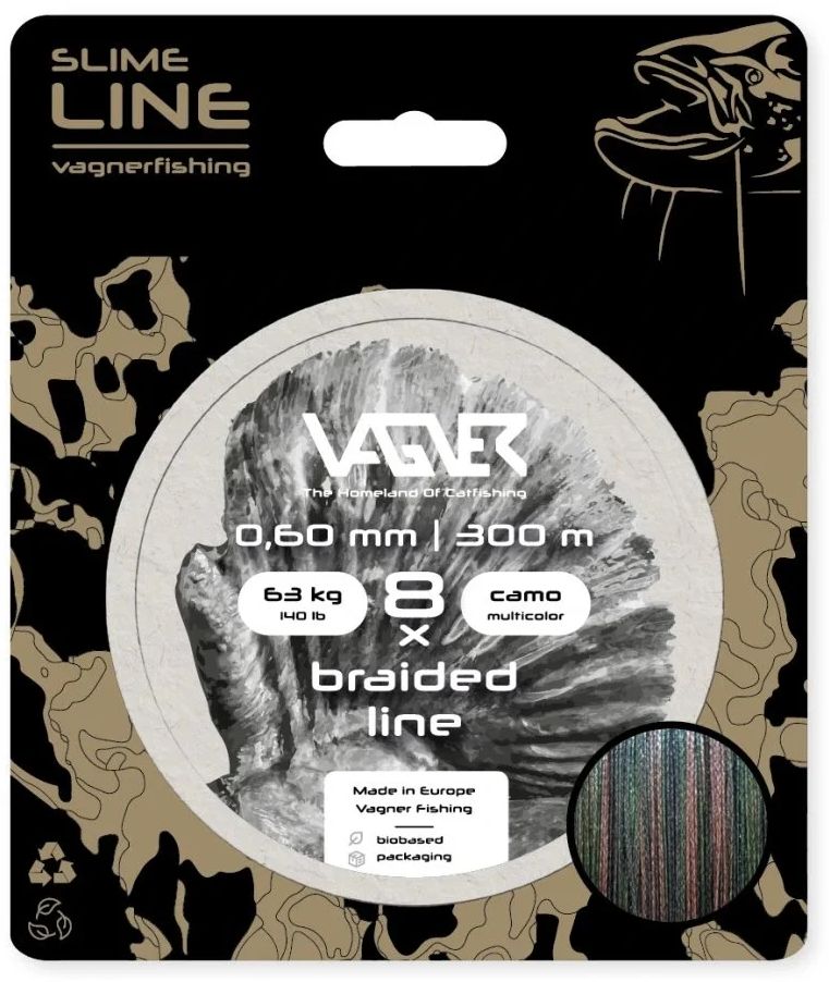 Fir Textil VAGNER Braided Line Camo Multicolor 300m
