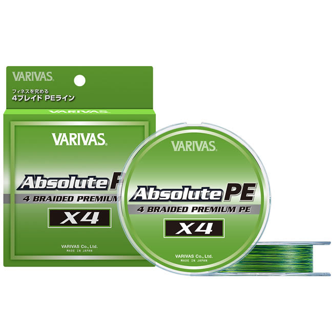 Fir Textil Varivas Absolute Premium PE X4 Marking Green 150m