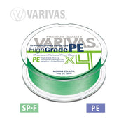 Fir Textil Varivas FIR HIGH GRADE PE X4 FLASH GREEN 150m 0.148mm 15lb